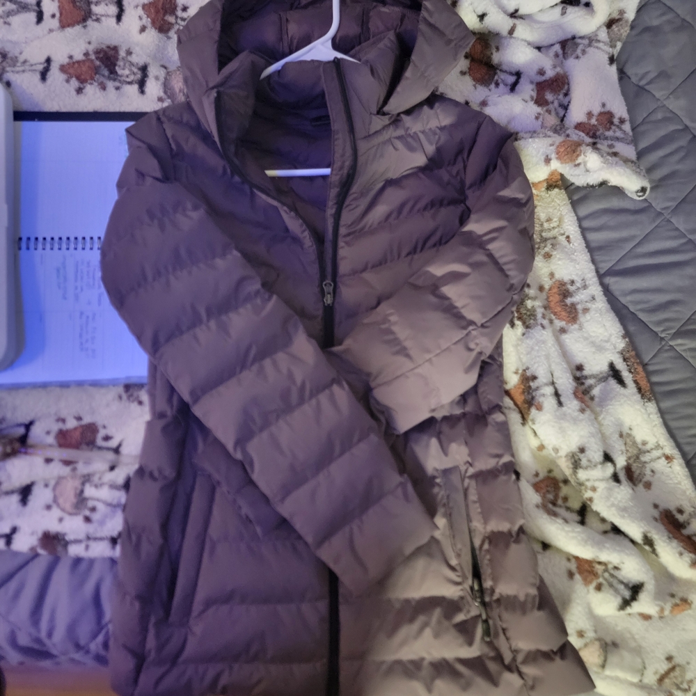32 Degrees Women's Hooded Puffer Jacket - Dark Brown